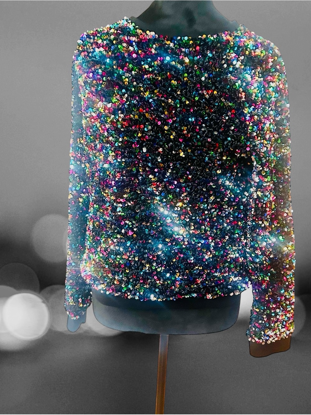 Stella McCartney Multicolor sequin sweatshirt /sweater kids 14 +/ women XS/S